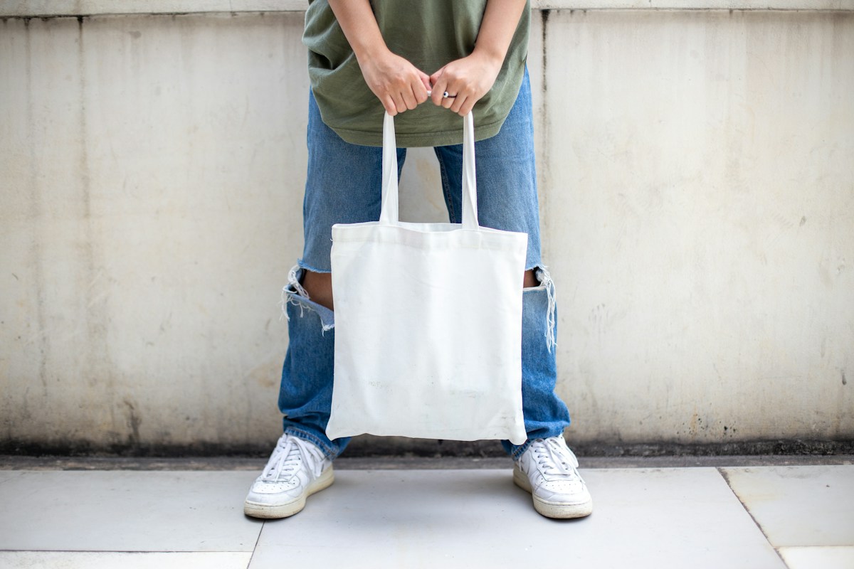 Printed Tote Bags (Set of 10)